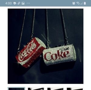 Creative Cans Diamonds Women Shoulder Bags